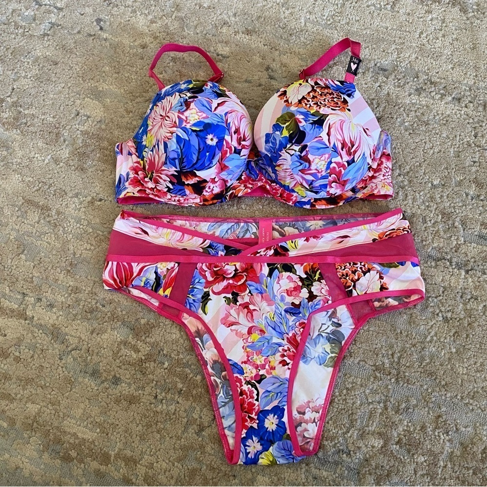Victoria's Secret x Mary Katrantzou Panties Bikini Brief Floral Fantasy: Small - Picture 7 of 7